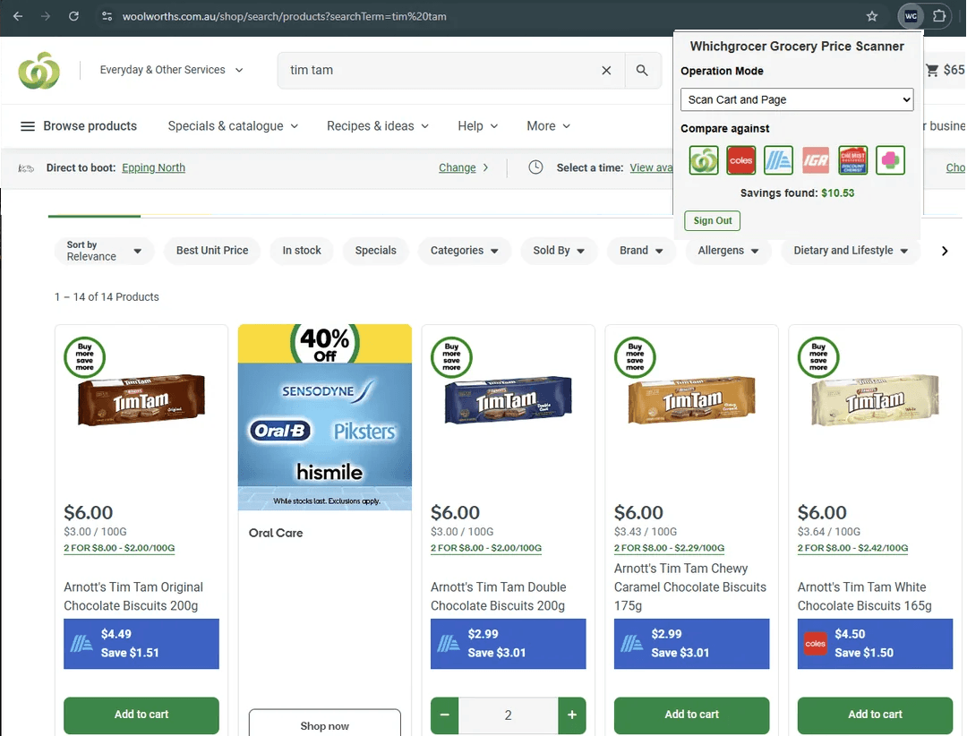 Auto Crosschecking browser extension